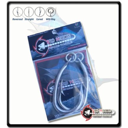 4.2 - Tuna Circle Hooks with ring - PK2| Stainless Steel 