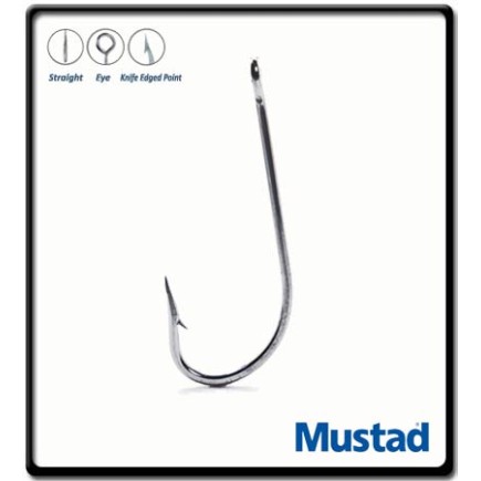 9/0 - Snoek Hooks - Barter Straight - Pk5 | Mustad