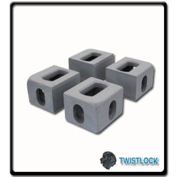 8 Pieces - Corner Castings Set | Top / Bottom