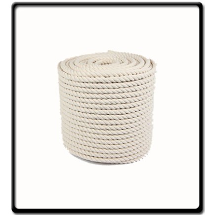 12mm - Cotton Rope - 3 Strand | SOLD PER METER