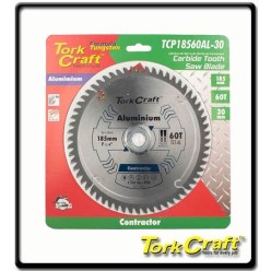 185 x 60T - Contractor Blade - TCG Aluminium Circular Saw - TCT | Torkcraft  