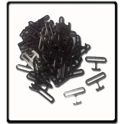 Belt Buckle Clip (Left) Brass 40mm