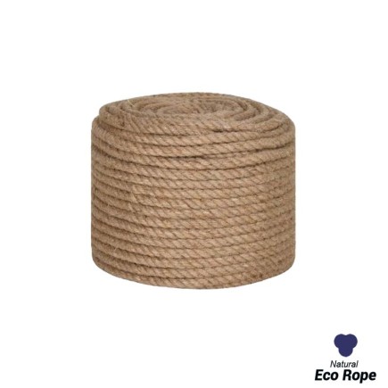 12mm - Eco Rope - 3 Strand - Twisted Hemp Rope | SOLD PER METER