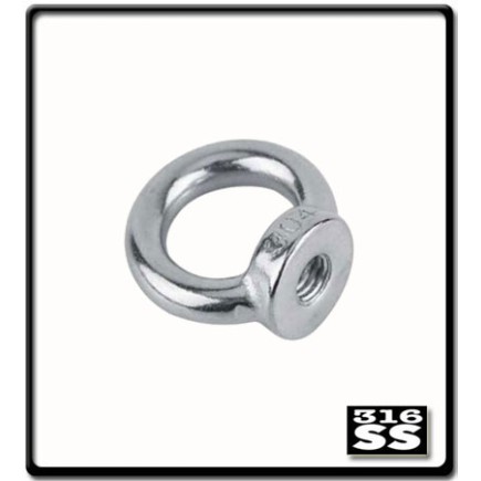 16mm - Stainless Steel Eye Nuts - Drop Forged - GR316 | 0.58T 16mm - Stainless Steel Eye Nuts - Drop Forged - GR316 | 0.58T