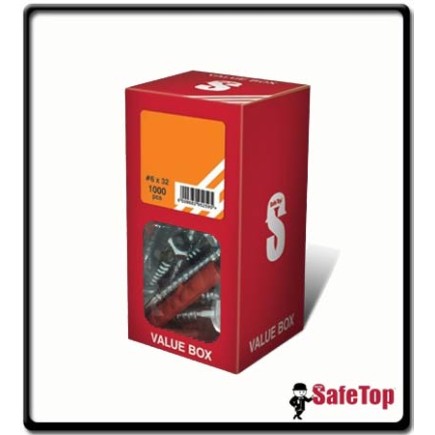 10mm x 90mm - Coach Screws with Wall Plugs | PK 30