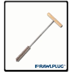 M10 Wire Bottle Brush with Wooden Handle 