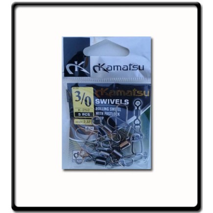 3/0 - Rolling Swivel with Fastlock Snap | PK10