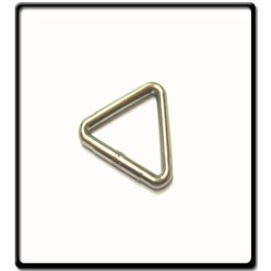 Stainless Steel Triangular "D"Ring 4mm x 25mm