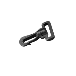 25mm - Swivel Plastic Clip - Black | Webbing Accessories