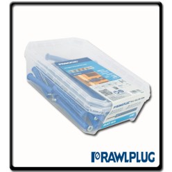 8mm x 65mm - Universal Nylon Wall Plug with Screw | 40 Pcs 