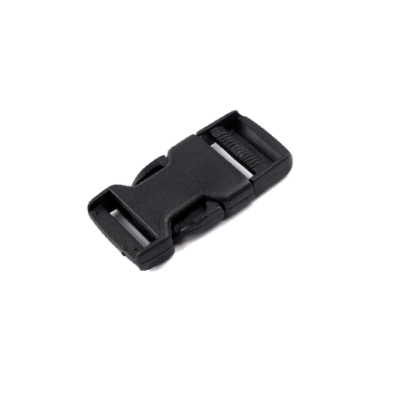 25mm - Quick Release Buckle - Black Plastic | Webbing Accessories