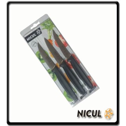 3 Piece Paring Knifes Set | Nicul