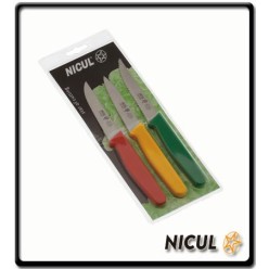 3 Piece Paring Knifes Set | Nicul