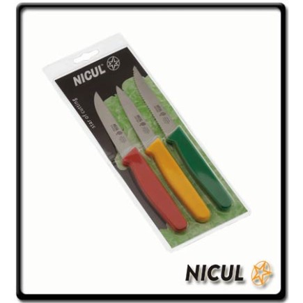 3 Piece Paring Knifes Set | Nicul