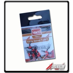 C10*12 Type - Triple Swivel Swivel | 10/pkt