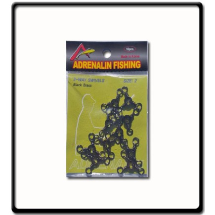 #2 - 3Way Brass Swivel - Adrenalin | PK10
