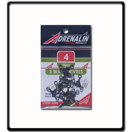 #4 - 3Way Brass Swivel - Adrenalin | PK10