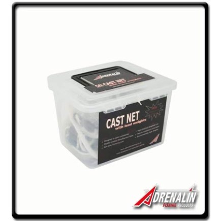 5ft - Monofilament Cast net with Lead | Adrenalin