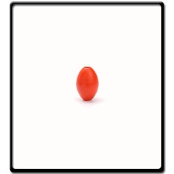 2.2x1.2cm - Red Float Traces Oval/Small | PK2