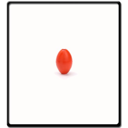 2.2x1.2cm - Red Float Traces Oval/Small | PK2