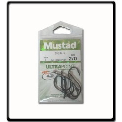 #1 - Big Gun Hooks - Black Nickel | Mustad