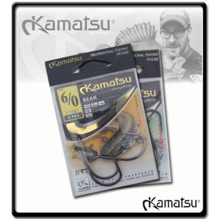 6/0 - Kamatsu beak Hooks  | 3pcs