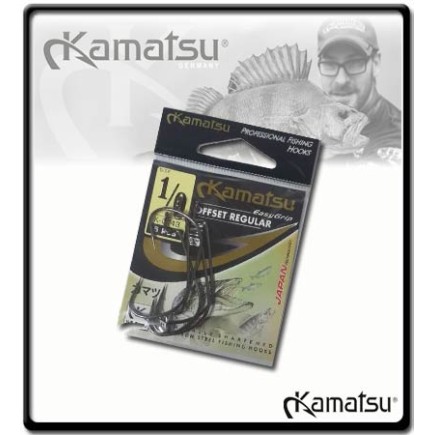 1/0 - Kamatsu Offset Regular Hook  | 5pcs