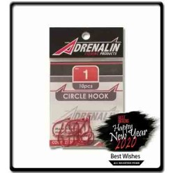 #1 - Red Circle Hooks | 10pcs