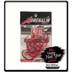 8/0 - Red Circle Hooks | 10pcs