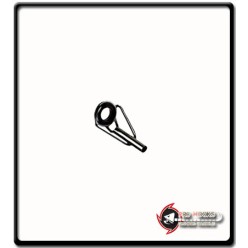 No.3 - Silver Black Fishing Rod Tip | 1 Pieces