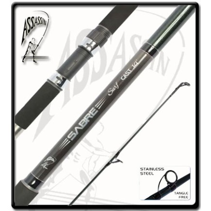 10ft - Assassin Sabre Surf Spin Rod | 2 PCS - Long Butt