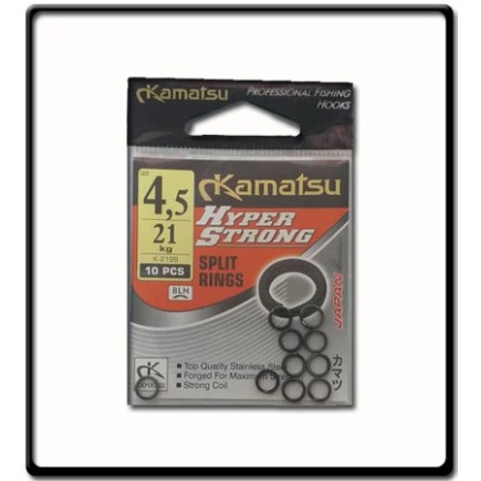 4.5mm Hyper Strong Split Rings | 10Pcs