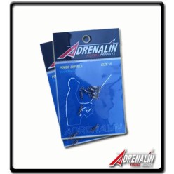 #4 - Black Brass Power Swivels | 10Pk