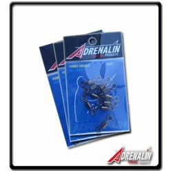 1/0 - Black Brass Power Swivels | 10Pk