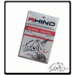 #12 - Black Brass Barrel Swivels - Rhino | PK10