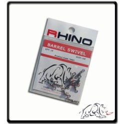 #10 - Black Brass Barrel Swivels - Rhino | PK10