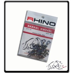 #2 - Black Brass Barrel Swivels - Rhino | PK10