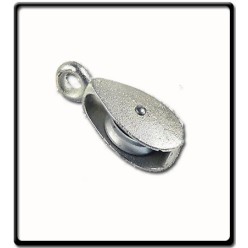50mm Awning Pulley | Single Cast Sheave Fixed Eye