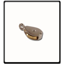 19mm Single Awning Pully | Nonswivel