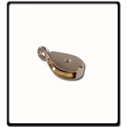 19mm Single Awning Pully | Nonswivel