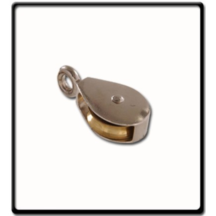 38mm Single Awning Pully | Nonswivel