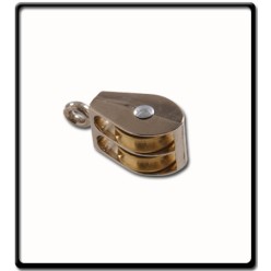 25mm Double Awning Pully | Nonswivel