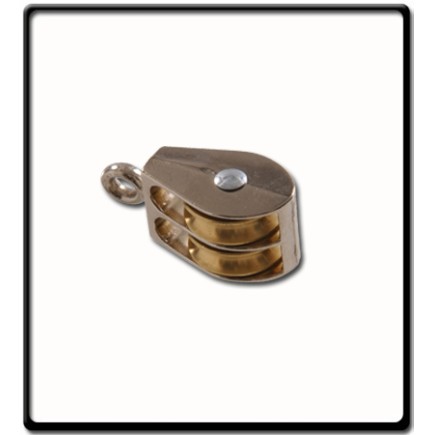 25mm Double Awning Pully | Nonswivel