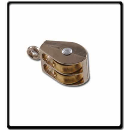 38mm Double Awning Pully | Nonswivel