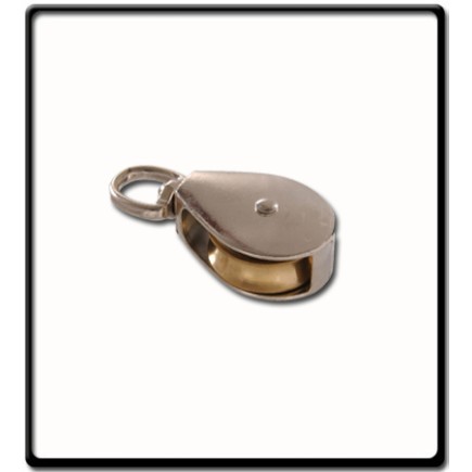 25mm Single Awning Pully | Swivel