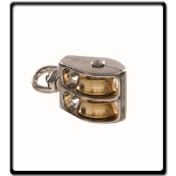 32mm Double Awning Pully | Swivel