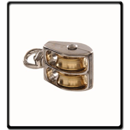 40mm Double Awning Pully | Swivel