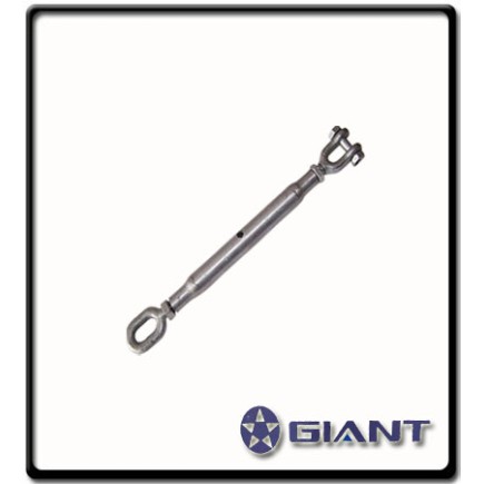10mm Eye to Jaw Rigging Screw 0.5Ton | Galvanised 10mm Eye to Jaw Rigging Screw 0.5Ton | Galvanised