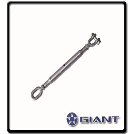 16mm Eye to Jaw Rigging Screw 1.2Ton | Galvanised  