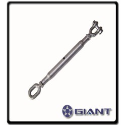 22mm Eye to Jaw Rigging Screw 2.2Ton | Galvanised  